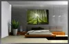 5130 Sonnenlicht Wald Leinwandbild 3-teilig 120x80 cm Produktbild-Vorschau 3