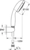 Grohe Tempesta 100 Wandhalterset 2 Strahlarten Produktbild-Vorschau 6