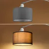 Monzana Lampe à arc Gris socle en marbre abat-jour réglable Voir les images du produit 5