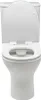 EUR Stand Kombi WC mit Spülkasten Toilette spülrandlos Produktbild-Vorschau 6
