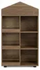 KOMFOTTEU Kinderbücherregal in Hausform, 116 cm Kinderregal Produktbild-Vorschau 1