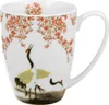 DUO ART GALLERY Klassischer Becher 350 ml SAKURA & CRANES Produktbild-Vorschau 2
