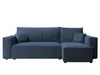 A blue sectional sofa is shown against a white background. Produktbild-Vorschau