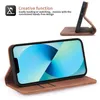 Étui en cuirPolyuréthanerétro pour iPhone 13 Étui design Voir les images du produit 4