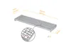 Metallstufe 1000x270 mm verzinkt Gitterroststufen | Metall Produktbild-Vorschau 2