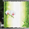 ABAKUHAUS Spa Duschvorhang, Orchideen Blumen Mit Produktbild-Vorschau 4