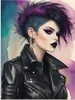 ARTland Wandbild Alu für Innen & Outdoor Punk Woman Größe: Produktbild-Vorschau 1