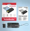 AXAGON Compact travel USB-A + USB-C contact Smart/ID card Anteprima dell’immagine prodotto 8