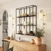 SUGIFT Metallregal mit 9 Fächern, Wandregal Industrial, Produktbild-Vorschau 4