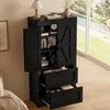 Küchen-Hochschrank im Landhausstil mit Scheunentüren, 2 Produktbild-Vorschau 9