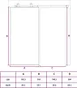 Schiebetür Golden 102,5x205 cm Matt ESG-Glas und Aluminium Produktbild-Vorschau 9