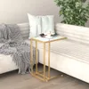 vidaXL Počítačový stolek White Marble 50x35x65 cm Tvrzené Náhled obrázku produktu 2