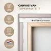 MuchoWow® - Leinwandbilder - Blumen - Rot - Rosen - Grün, Produktbild-Vorschau 3
