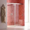 Dusche Nischentür 130 cm feste Seite links Klarglas | Dream Produktbild-Vorschau 1
