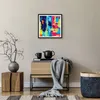 Gerahmtes Poster - Schwarzer Rahmen - Abstraktion Design Produktbild-Vorschau 7
