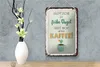 Blechschild Spruch Kaffee der frühe Vogel säuft nicht Produktbild-Vorschau 4