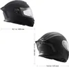 SucceBuy casco da moto, casco integrale intelligente in ABS Anteprima dell’immagine prodotto 8