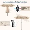 Puluomis Sonnenschirm 3m, Balkonschirm Strandschirm Produktbild-Vorschau 6