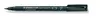 A black Staedtler Lumocolor permanent marker is shown against a white background. Produktbild-Vorschau