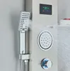 Edelstahl LED Duschpaneel Duschset Regendusche Massage Produktbild-Vorschau 6