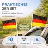 Set di 2 bandierine da auto Bandierina da auto Germania Anteprima dell’immagine prodotto 3