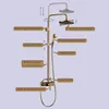 Auralum Retro Verstellbare Duschsäule Wandmontiertes Produktbild-Vorschau 11