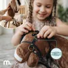 Mamabrum Hobby Horse Marrone 68 cm – Cavallo a bastone per Anteprima dell’immagine prodotto 3