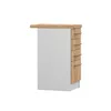 Unterschrank INEZ II, Küche, Küchenschrank 40 cm Weiß/Craft Produktbild-Vorschau 8
