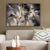 MuchoWow® - Leinwandbilder - Grau - Luxus - Gold - Marmor, Produktbild-Vorschau 5