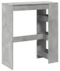 vidaXL Barový stôl s policou betón sivá 90x40x103,5 cm Náhľad obrázku produktu 6