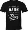 Herren T-Shirt Save Water Drink Beer Fun-Shirt Bier Shirt Produktbild-Vorschau 1