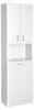 Aqualine SIMPLEX ECO Hochschrank mit Wäschekorb 50x180x30cm Produktbild-Vorschau 1