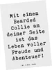Mr. & Mrs. Panda Postkarte Spruch Bearded Collie Freund - Produktbild-Vorschau 1