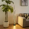 Design Stehleuchte Schwarz inkl  LED Dimmbar Ying Produktbild-Vorschau 9