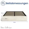 Home Collective Polsterbett, 120x200/140x200/160x200 Produktbild-Vorschau 2