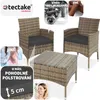TecTake 403703, Hnědá, 2 sedadlo/sedadel, Dospělí a děti, Náhled obrázku produktu 4