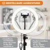 Anello luminoso LED KRUMAD con treppiede e supporto per Anteprima dell’immagine prodotto 5