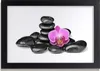 Bild 30x20 MDF-Rahmen Wandkunst Blumen-Stones-Kunst Produktbild-Vorschau 1