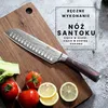 PAUDIN N5 Profesjonalny nóż Santoku 17,5 cm – Nóż kuchenny Podgląd zdjęcia produktu 4