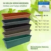 MePla - Blumenkasten Balcony Standard 100 cm braun Produktbild-Vorschau 3
