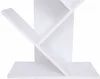 A white, modern bookshelf with an abstract, tree-like design. Náhľad obrázku produktu