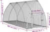 "Winter Sale" Hasenstall Silbern 300x105x120cm Verzinkter Produktbild-Vorschau 2