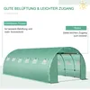 Outsunny Polyethylenfolie 6x3x2m Ersatzfolie mit 12 Fenster Produktbild-Vorschau 4