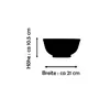 Orientalna marokańska miska ceramiczna ceramiczna miska na Podgląd zdjęcia produktu 5
