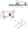 Hettich Schubladenschiene Tastaturauszug 400 mm chromatiert Produktbild-Vorschau 5
