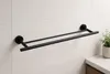 ROUND BLACK Handtuchhalter Wandmontage Edelstahl 70 cm 2 Produktbild-Vorschau 1