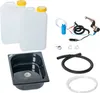 12V Camping Bausatz Waschbecken schwarz 325x265x100mm 19 Produktbild-Vorschau 1