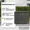 Mucola Mülltonnenbox 3er Mülltonnenverkleidung Produktbild-Vorschau 2