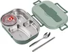 Bento-Lunchbox 4-Fächer Edelstahl Isoliert, 1500 ml, Produktbild-Vorschau 1