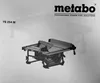 Metabo TS 254 M Tischkreissäge Produktbild-Vorschau 12